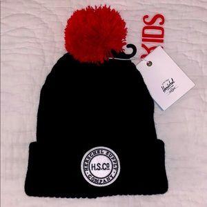 Herschel kids beanie never worn with tags